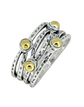 Spinning Ring Solid 925 Sterling Silver Brass Gemstone Jewelry